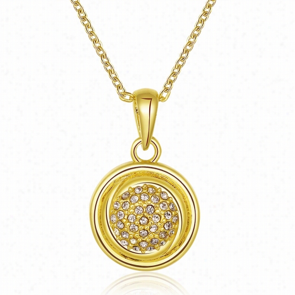 N807-b Wholessale Nickle Free An Tiallergic 18k Real Gold Plated Necklace Pendants New Fashion