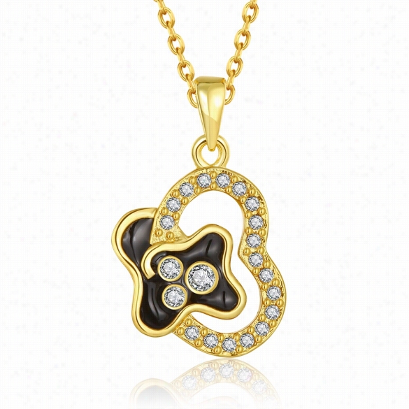 N905-a Wholesale Nickle Free Antiallergic 18k Real Gold Plated Necklace Pendatn Snew Way Jewelr