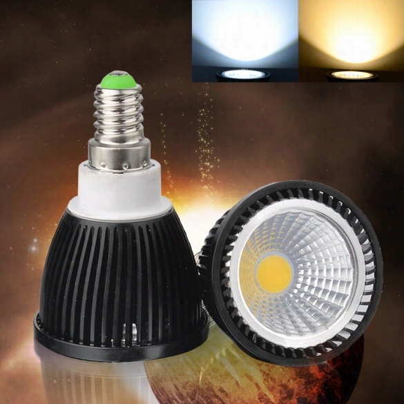 New 6w Cob Sotlight Led Bulb Lamp Ool"warm White 85v-245v E14