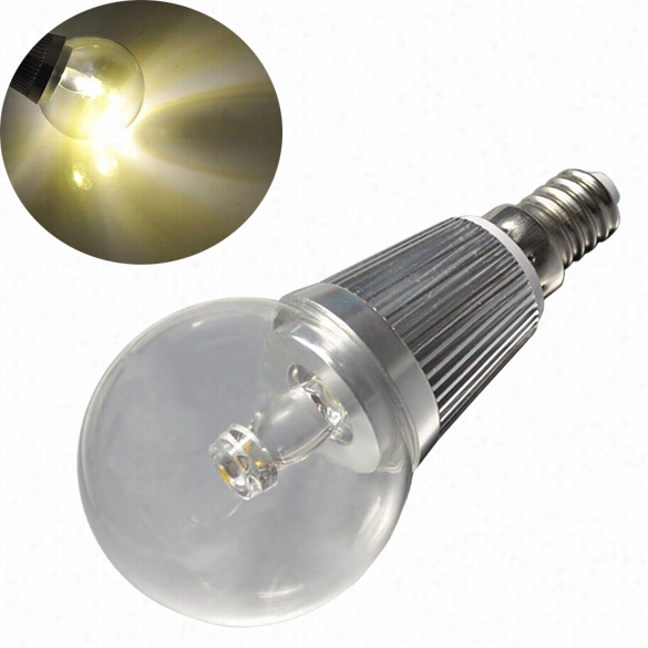 New E14 Led  Globeb Ulb Light With Screw Csp Warm White Lamp Crystal Chandelier High Power Ac 85~265v