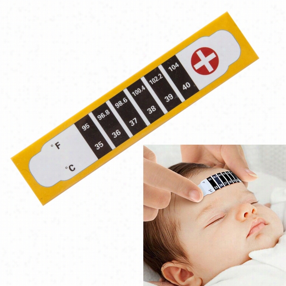 New F. Baby Kid Adult Cold Fever Forehead Thermoeter Strip Temperature Chec Criterion