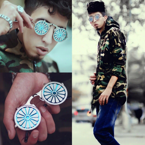 New Vintsge Style Sunglass Eyewear Eyeglasses Casual Flip Type Personaliyt Sunglass