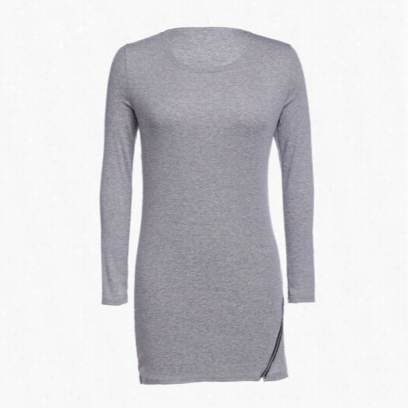 New Womn's Fashion Long Sleeve O-neck Slim Fitting Bodycon Casual Long Tops Blouse Swea Tshirt