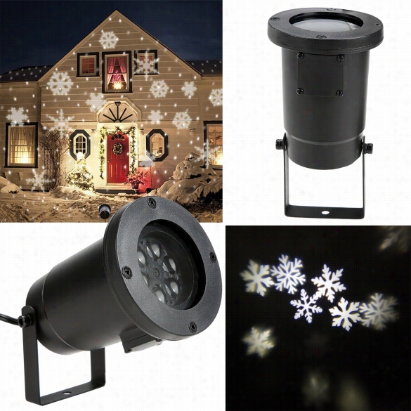 Outdoor" Indoor Led  Pdojectioj Light For Christmas Fsetival Garden Decoratiob Eu Plug