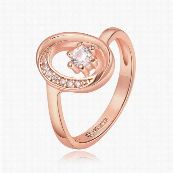 R687-b Wholesale High Quality Nicklefree Antiallergic New Fashi On Jewelry 18k Gold Platedring