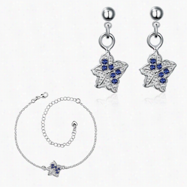 S033-a Fashion Popular 925 Silver Platedj Ewelry Sets For Sale Free Shipping