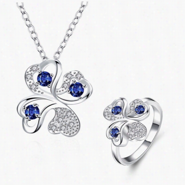 S038-a Fashion Populzr 924 Silver Plated Jewelry Sets F Or Sale Free Shipping