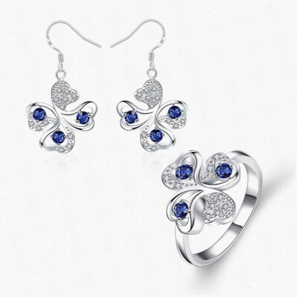 S044-c Fashion Pop Ular 925 Silver Plated  Jewelry Sets In Quest Of Sale Free Shilping