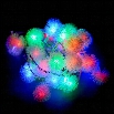 Multicolor Snowball Design Christmas Lights 5M 30 LED For Garden Party Christmas Decoration