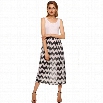 Stylish Lady Women's Casual New Fashion Stripe Sleeveless O-neck Sexy Patchwork Maxi Long Dress