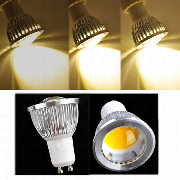 3w Gu10 High Poower Cob Led Dimmable Warm White  Spto Light Bulb Lamp 85v-265v