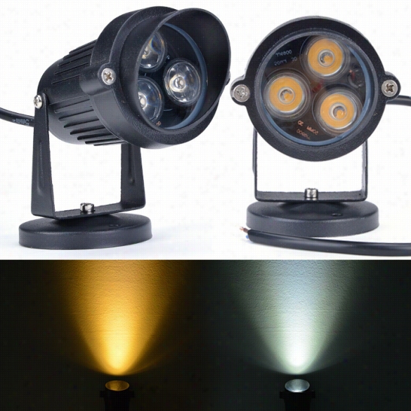 3w Led Waterproof Outdoor Spot Ligbt Garden Yard Wall Landscape Path Lighting