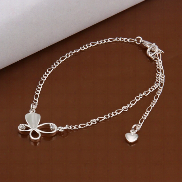 A021 Free Shipping New Design Large Sstock Delicate Handmade Cheap Silver Plated Anklet Bulk Sale