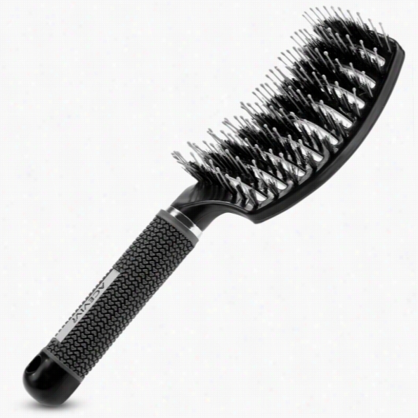 Acevivi Hair Tyling Brush Detangling Thic Hair Vented Brush For Faster Blow Dryer Drying