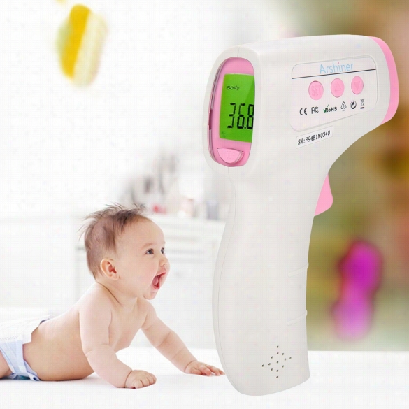 Arshiner Digital Feve Rwatch Non Contract Infrared Body Forehead And Ear Thermometer With Lcd Display Conducive To All Ages