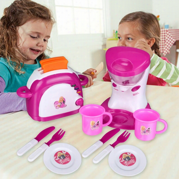 Arshiner Kitchen Pretend Game Toy Smixer Toaster Tools Electric Light And Sound Baby Grls Early Learn Ing Toys