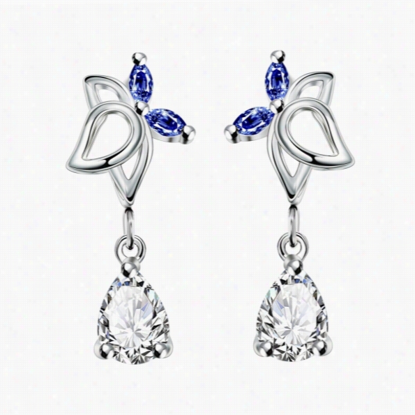 E017-c Fashion Ne Wstyle 925 Silver Platd Earrings Jewelry Free Shipping