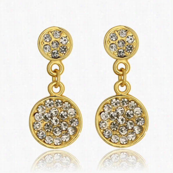 E948wholesale Nickle Freea Ntiallergic 18k Real Gold Plated Earrings For Woomen New Fashionn Jewelry