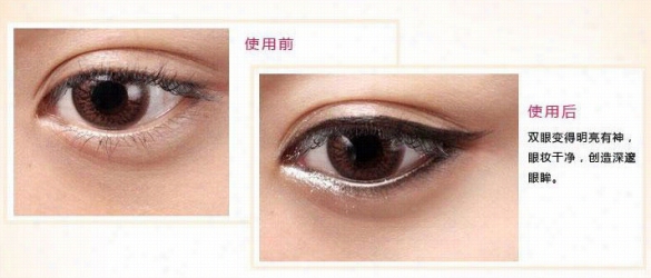 Fashion Cute Lucky Doll Eye Pass Over Up Cosmetic Tools Waterproof Black Liqui D Eyeliner  Pen