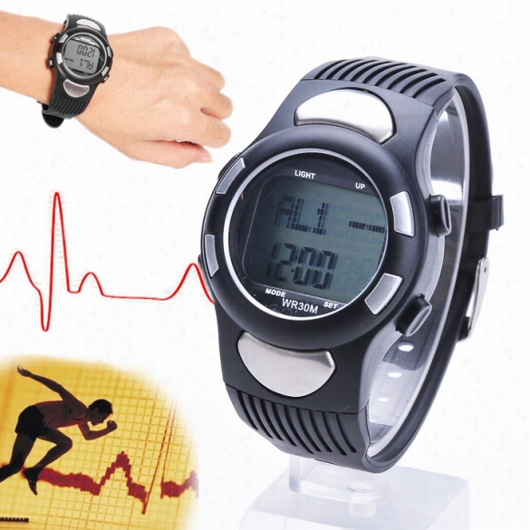 Qualification 3d Sport Watch Pulse Conscience Rate Monitorr W Ith Pedometer Calorise Counter