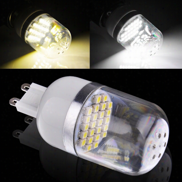 G9 Smd3528 24led Corn Light Cold White"warm White Transparent Cover Bulb Lamp 2-0v-240v&qut;2w