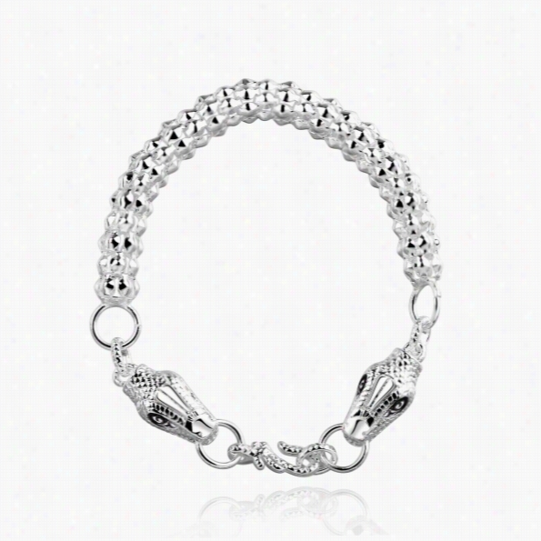 H355frwe Shipping Latest Owmenn Classy Design Silver Plated Bracelet Factory Direct Sale