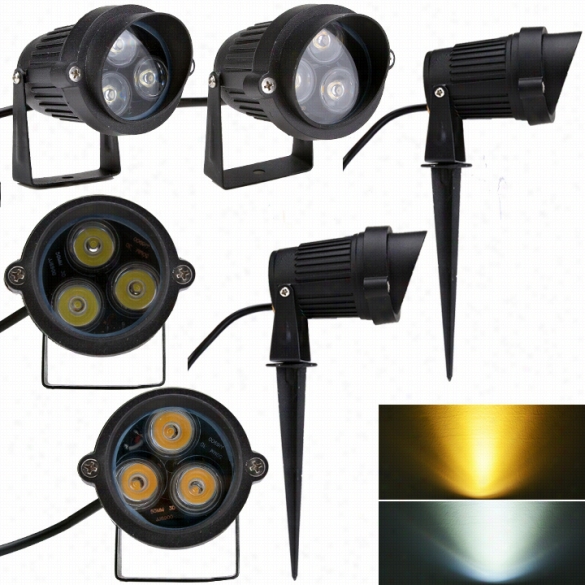 Led Landscape Garden Wall Yard Path Pond Flood Spot Light Outdoor 3w Dc12-24v