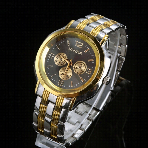 Men Stainless Steel Quartz Wrist Watches Sport Business Quartz Watch Wrristwatches