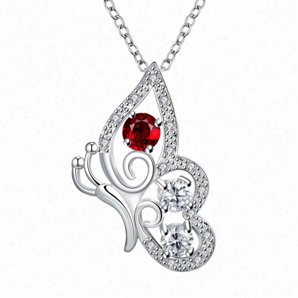 N02-7a Silver Plate D Necklace Brand Just Discovered Design Pendant Ne Cklaces Jewels For Women