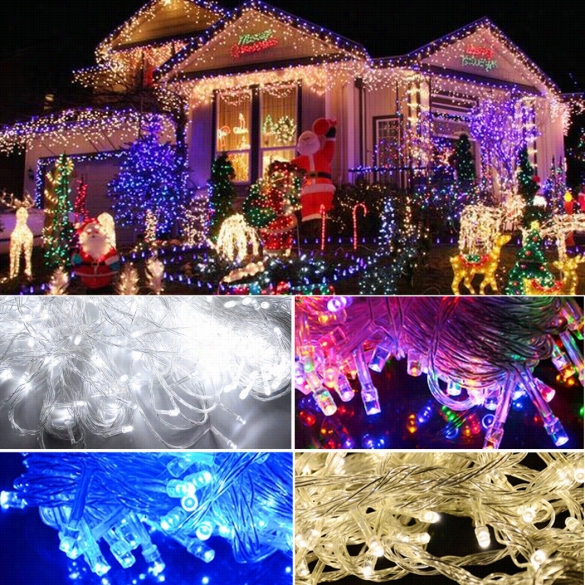New 50m 250 Led Outdoor Light Christmas String Fairy Marriage Party String Lamp Light