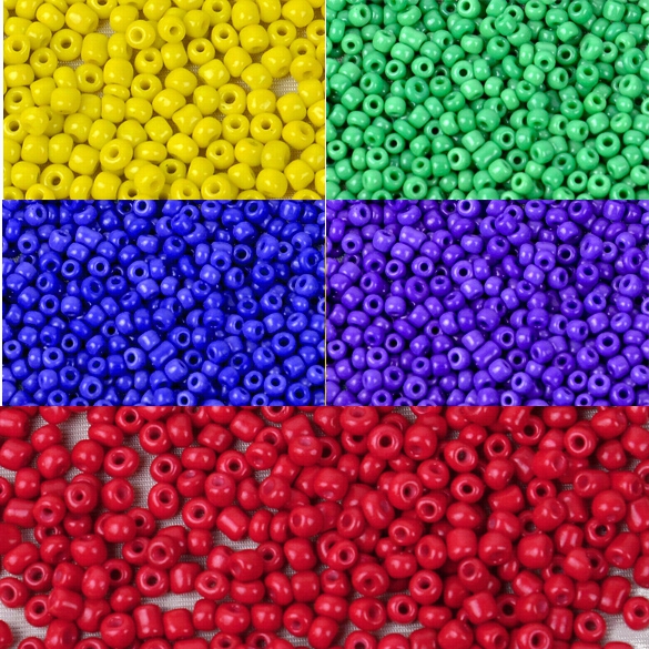 New Idy J Eelry Making Czech Seed Beads 40g 5 Colors 3 Size 2m M &quott;  3mm " 4mm