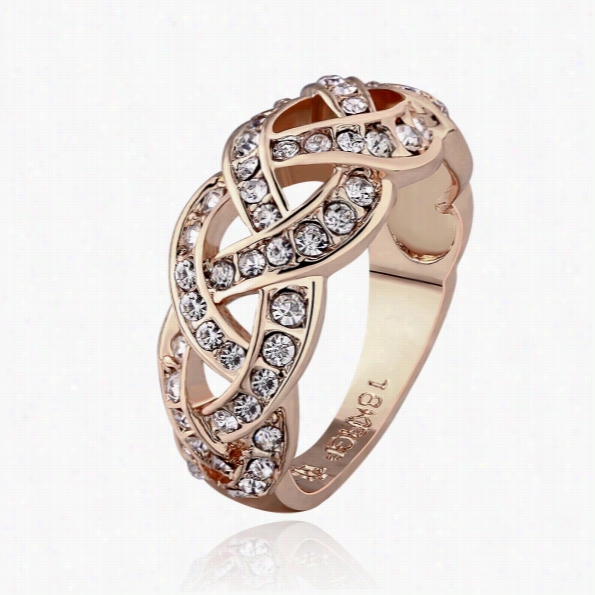 R640 Wholesalehigh Disposition Nickle Free Antiallwrgic New Fashion Jewelry 18k Gold  Platedring