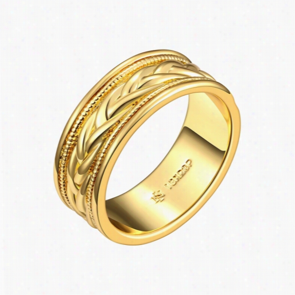 R865 -c Wholesape High Quality Nicjle Free Antaillergic New Fashon Jewels 18k Gold Platedring