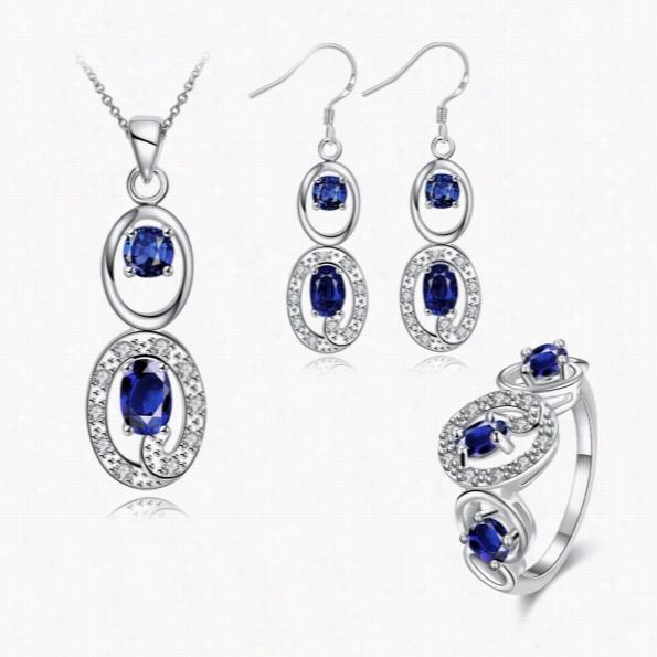 S082 -a Fashiion Popular 925 Silver Plated Jewelry Sets Fo Rsale Free Shipping