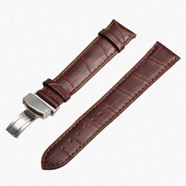 Stylish New Fashion Womeen Men Unisex Black Brown Watch Strap Band