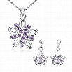 S012-A Fashion Popular 925 Silver Plated Jewelry Sets For Sale Free Shipping