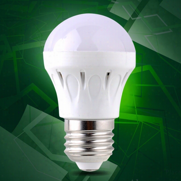 Ac 220v 3w"9led E27 Energy Efficient Led Lamp Bulb Super Bright Cool White