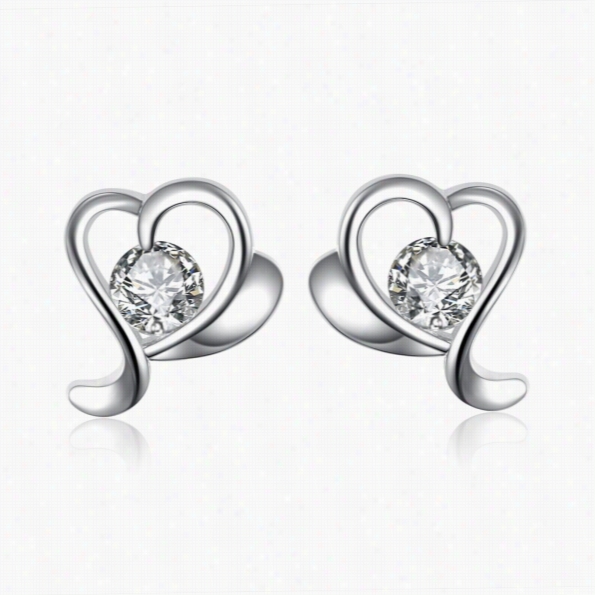 E013 Fashion New Tyle 925 Silver Plated Earrin9s Jewelry Free Shipping