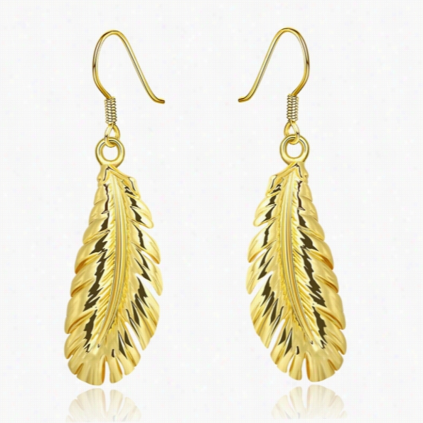 E1026-a Wholesale Nickle Free Antiallergic 18k Real Gold Plated Earrings For Women New Fashion Jewelry