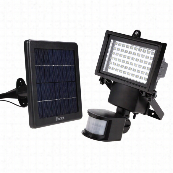 Homdox Waterproof 60 Led Solar Security Lamp Light With Motion Detector Outdoor Garden Wall Motion Sensor Floodlight