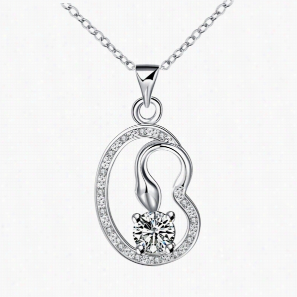 N076 High Quality New Styls Fashion Jewelry Silver Platingnecklace