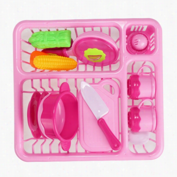 Starting A~ 13pcs Children Kids Plastic Educationaal Toys Kitchen Toys Aobve  3 Years Old