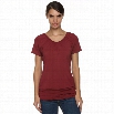 Angvns Stylish Ladies Women V Neck Short Sleeve Casual Leisure Loose Solid T-Shirt