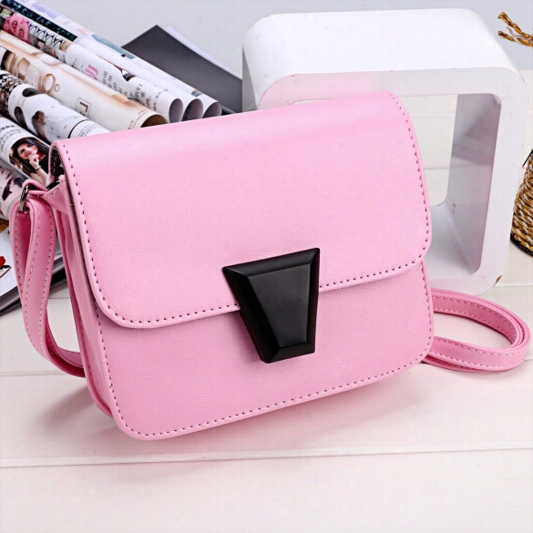 Women Fashion Ynthetic Leather Small Solid Candy Disguise Handbag Cross Bosy Shoulde Rbags