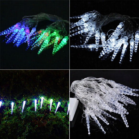 5m 20 Led Christmas Icicle Shape String Fay Light Christmas Xmas Party Wedding Decoratio