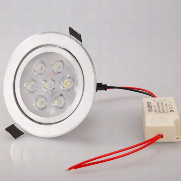 7x7w Led Ceiling Lamp Reccessed Downlight Into Disrepute Bulb Spot Warm White Light