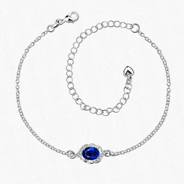 A004-a Free Shippingn Ew Design Large Tock Delicate Handmade Common Silver Plated Anklet Magnitude Sale