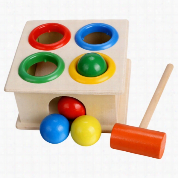 Arshiner Hot Children Early Education Interest Multi-color Small Hit Bal Box Toys