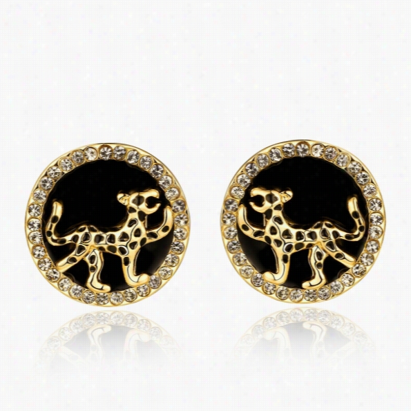 E11002-c Wholesale Nickle Free Antiallergic 18k Real Gold Plated Earrings  For Women New Fashion Jewelry