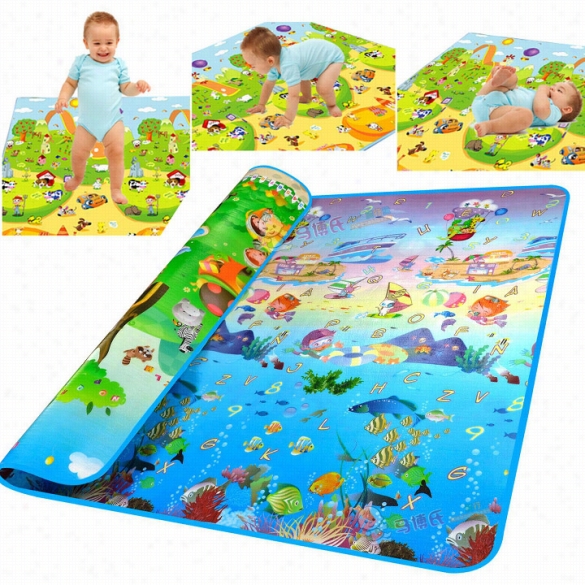 Hot Thickness Baby Crzwling Mat Bayb Crawling Pad"game Mat Ocean Pattern